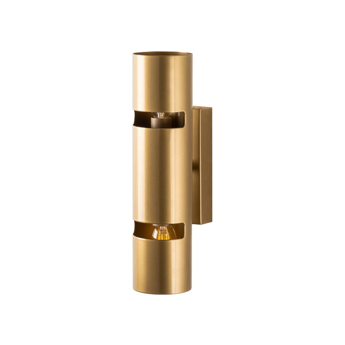 Opviq Lámpara de Pared de Metal Dorado